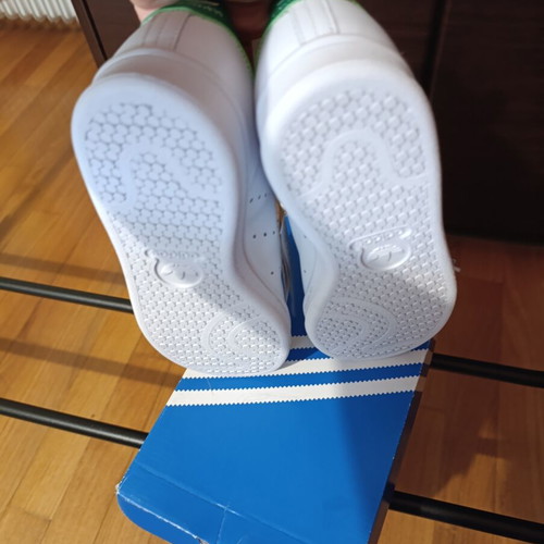 Adidas Stan Smith sneakers new, white and green, size 37.5