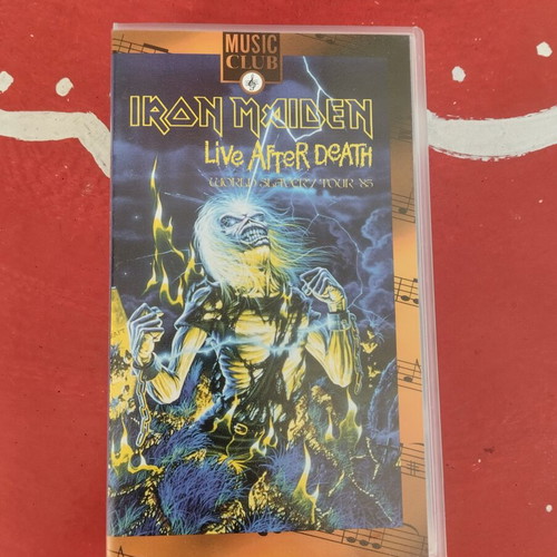 Iron Maiden Live After Death VHS like new