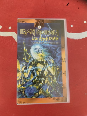 Iron Maiden Live After Death VHS σαν καινούργιο
