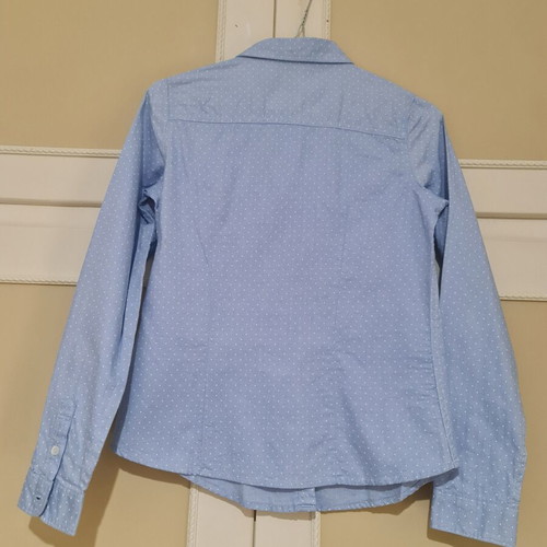 Benetton women's shirt like new, cotton, blue, size XS