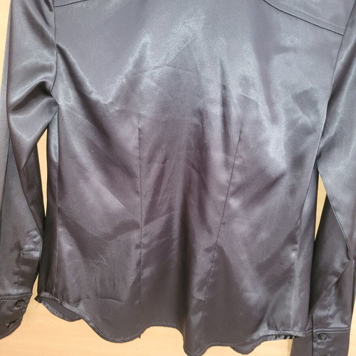 Satin Effect Blouse Mango like new, black, size S