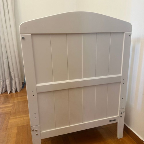 Woodies Hampton baby crib 70x140 with Bebestrom latex mattress