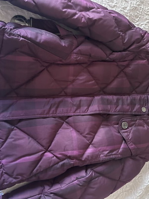 Burberry μπουφάν με ζώνη, σαν καινούργιο, μέγεθος S, μωβ