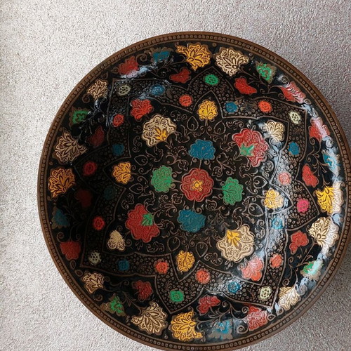 Decorative bowl used, embossed