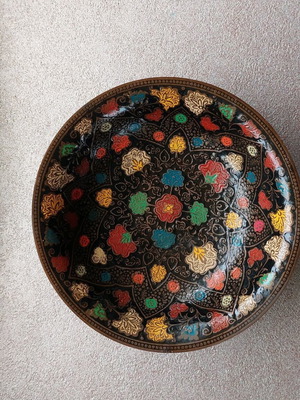 Decorative bowl used, embossed