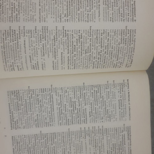 Dictionary of Legal and Economic Theory German-Greek and Greek-German Edition 1960