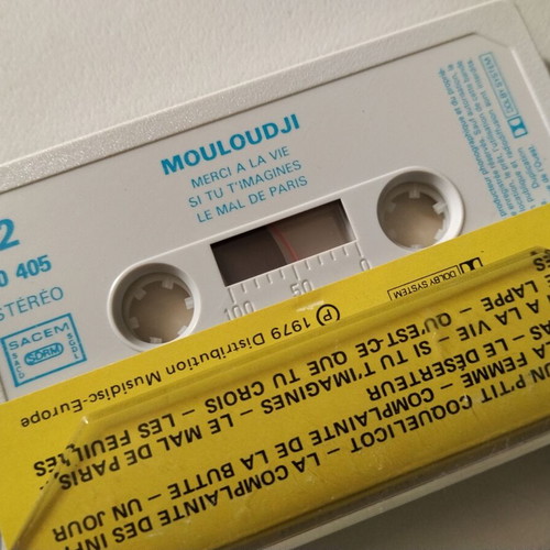 Mouloudji cassette used