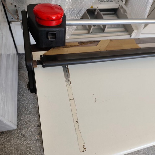 Cutting machine and Ibico spiral binding machine used