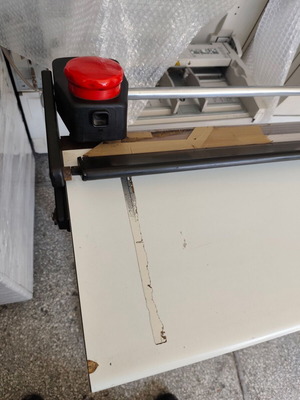 Cutting machine and Ibico spiral binding machine used