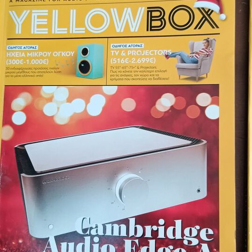 Yellow Box magazines used, issues 1 and 5, 2020