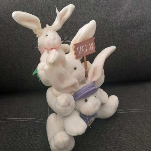 Decorative toy with bunnies new