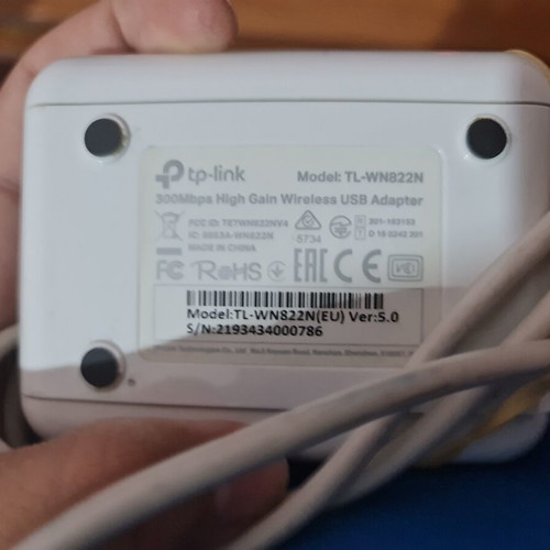 TP-LINK TL-WN822N USB Network Adapter with Wireless Wi-Fi 300Mbps like new