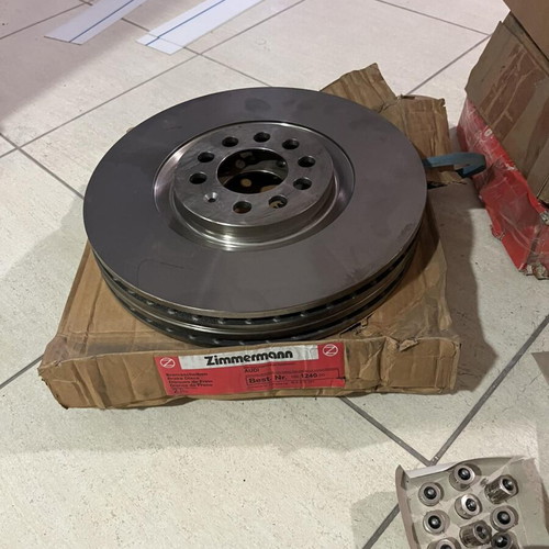 Zimmermann ventilated brake discs new for Audi A4, A6, VW Passat