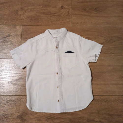 Orchestra white Mao collar shirt 4 years 104 cm like new