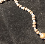 Beige necklace used