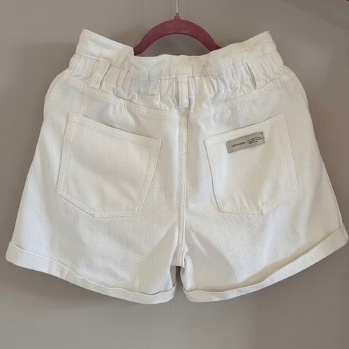 Funky Buddha white high-waisted shorts medium, like new, 100% cotton