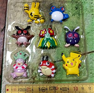 Pokemon Πόκεμον 8 Μαγνητάκια για ψυγειο