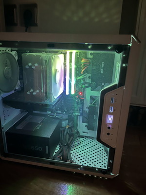 Gaming PC with 24GB RAM, 700GB SSD, Intel Core i3, Gigabyte GeForce GT 1030 OC