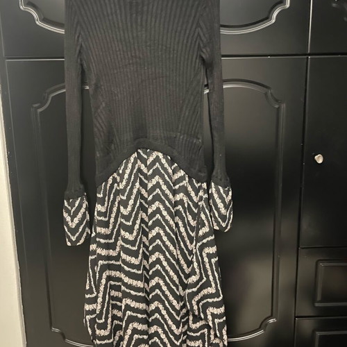 Twinset dress like new with knitted top and asymmetric jersey bottom
