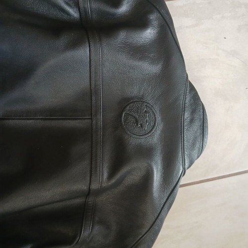 Bering leather jacket used, black, size M