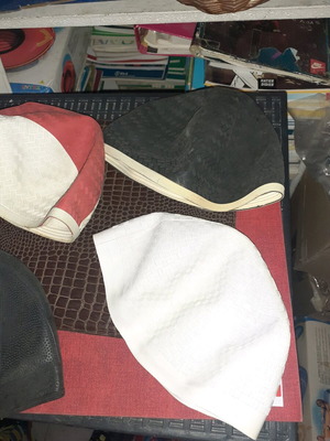 Sea swimming caps like new, old style in various colors