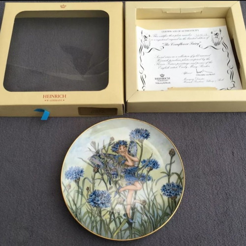 Bradex Villeroy & Boch Wall Plates "Flower Fairies" new, set of 6