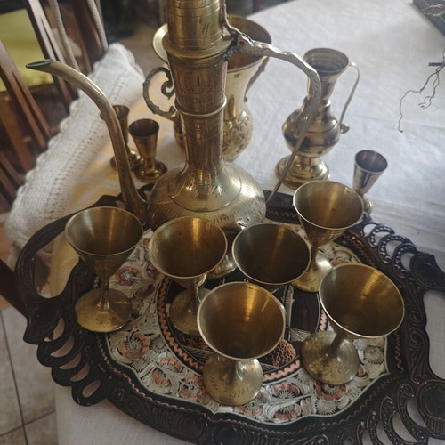 Decorations from Turkey used, with their tray