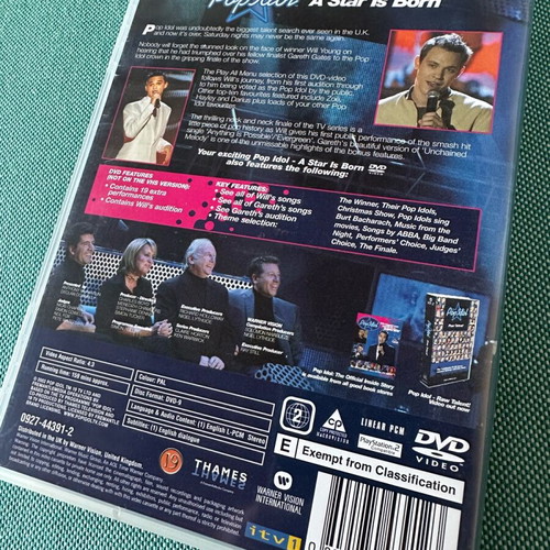 Pop Idol UK A Star Is Born DVD like new
