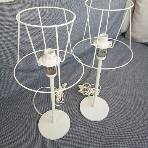 IKEA table lamp set of 2, without fabric shades