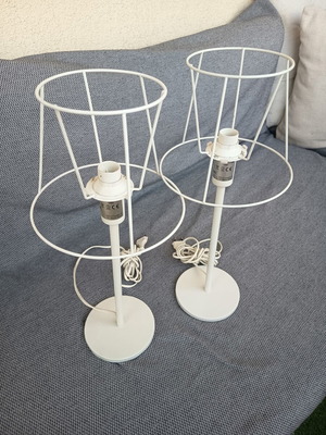 IKEA table lamp set of 2, without fabric shades