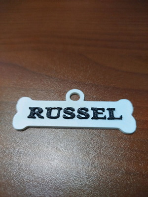 3D Printed Dog Tag new