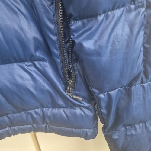 Adidas jacket used, size small, blue with repairs