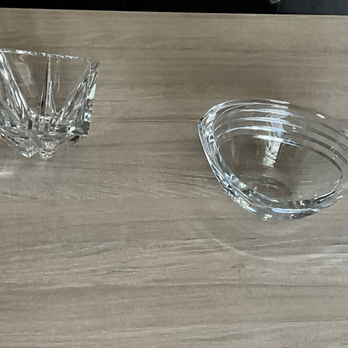 Rogaska Crystal and Lead Crystal Bowl Set of 2 New