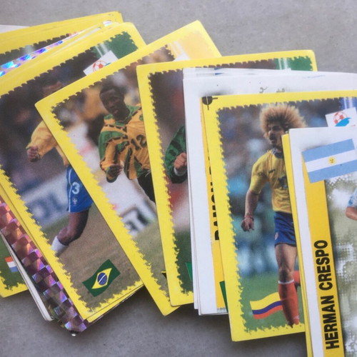 Mundial 98 stickers like new, retro vintage