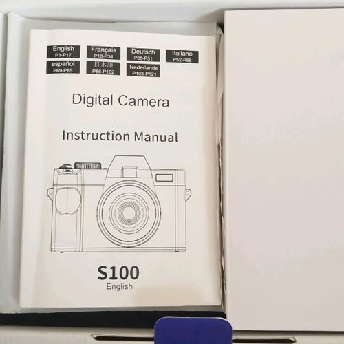 MBD 4K camera new with lens and memory card