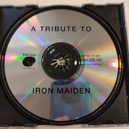 A Tribute To Iron Maiden CD like new, metal