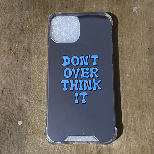 iPhone 13 mini mirror case new with embossed design