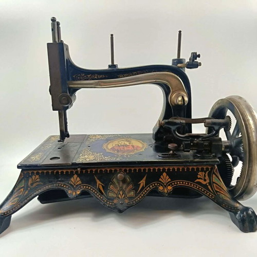 Antique Sewing Machine "Vasilissa Olga" used, rare collectible