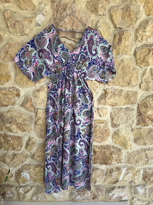 Passager Paisley Maxi Dress Large XL like new, boho chic summer