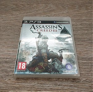 Assassin's Creed 3 PS3