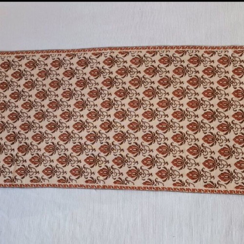 Embroidered table runner cross-stitch used 80x35 cm