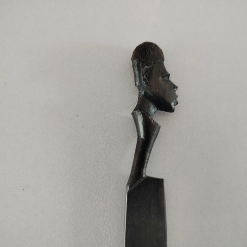 Ebony wood paper cutter used