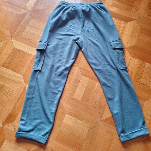Pull & Bear women's sports pants used, green, size L