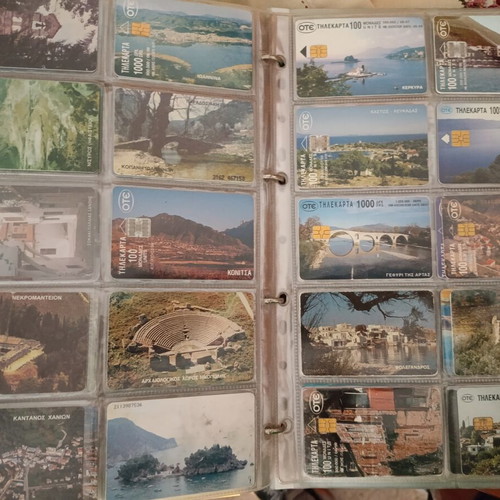 Collectible phone cards like new, 330 rare Greek and some foreign