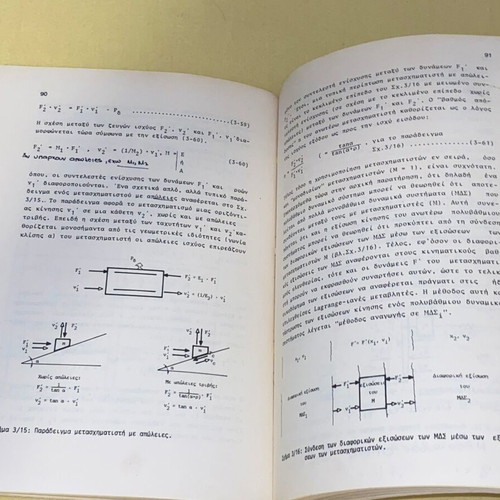 Dynamics of Mechanical Constructions used, A. Kanarachos, NTUA edition