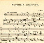Serenata Amorosa παρτιτούρα πιάνου μεταχειρισμένη, G. Becce, έκδοση Γαϊτάνου 1920