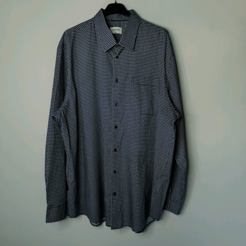 Canda tailored fit shirt like new, blue checkered XL