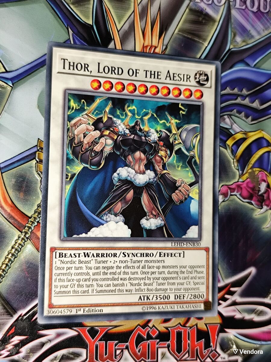 Thor Lord of the Aesir Yu-Gi-Oh κάρτα… - € 5,50 - Vendora.gr