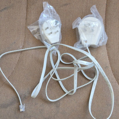 Internet cable and two internet plugs new