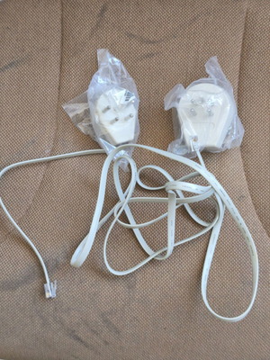 Internet cable and two internet plugs new